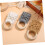 3pcs Macrame Towel Holder Set Handwoven Boho Towel Ring for Bathroom or Kitchen Wall Mount 5