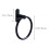 2pcs Aluminum Towel Ring and Hook Set for Bathroom and Kitchen, NoDrill Install, SpaceSaving Design 4