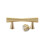 64mm Copper Cabinet Handles and Drawer Knobs, TShaped Brass Pulls, Modern Gold Tone for Kitchen 1