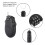3 Digit Combination Lock Cute Cow Shape Mini ABS Security Code Lock for Pram Stroller Backpack Helmet 5