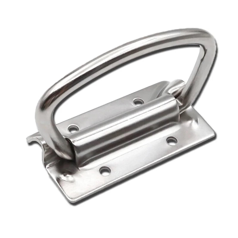 304 Stainless Steel Folding Latch Handle For Toolbox Cabinet Case, Corrosion Resistant Drawer Pull 9771547715481