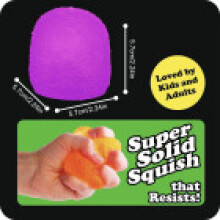 (Purple) Schylling NeeDoh Gumdrop Soft Stress Ball Collectible Sensory Fidget Toy