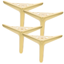 4Pcs Triangle Metal Furniture Legs for Sofa Cabinet and Bedside Table, Heavy Duty Durable Design