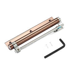 50KG Heavy Duty Automatic Door Closer Rose Gold – Adjustable Hydraulic Soft Close FireProof Design for Home and Office
