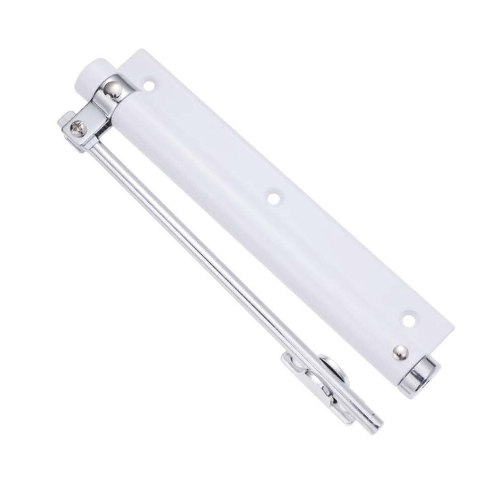 Automatic Hinge Pin Door Closer White Soft Close Adjustable Force For Home Use 9771547716044