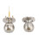Keypad Door Knob Lock with Key, Anti Peep Function, Multiuser Access, Easy Installation, Silver 4