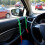 2Pcs Green Car Emergency Door Pull Strap Set,  Visibility Easy Access Escape Rope with Durable Handle 5