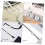 10pcs Self Adhesive Cable Organizer Clips for Desk and Home, Cord Holder for Clutter Workspace 4