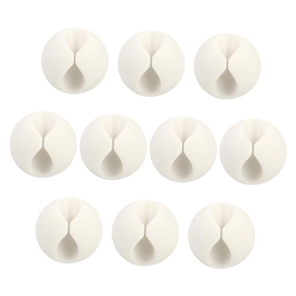 10Pcs Self Adhesive Cable Organizer Clips For Desk And Home, Cord Holder For Clutter Workspace 9092120341843