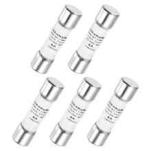 Time Delay Fuse 600V 4A 10x38mm Glass Cartridge Slow Blow Fuse 5 Pack for Inverter Circuit