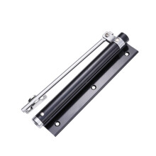 Adjustable Automatic Door Closer 35KG Concealed Spring Hinge Black Finish for Heavy Home Doors