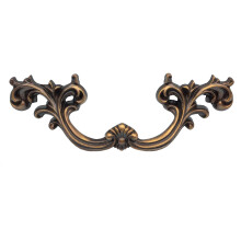 Vintage Antique Brass Cabinet Drawer Pulls 64mm Retro Furniture Handle Durable Zinc Construction