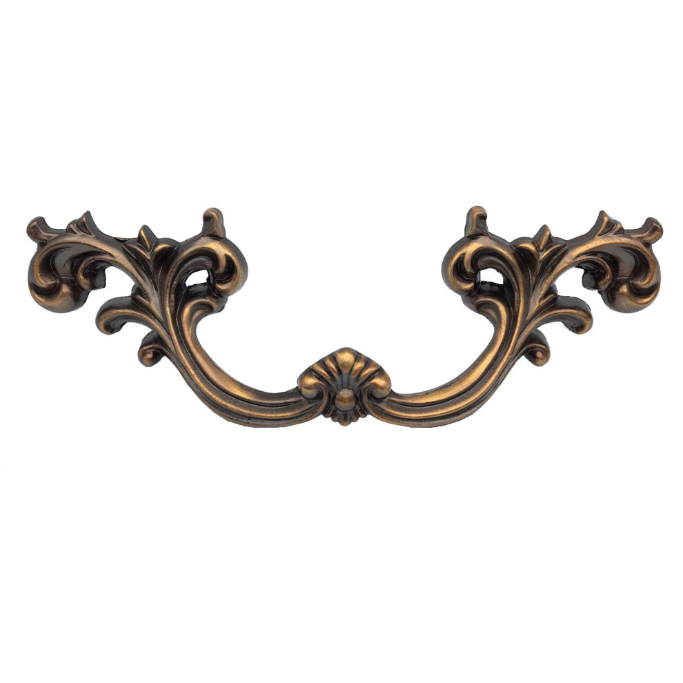 Vintage Antique Brass Cabinet Drawer Pulls 64Mm Retro Furniture Handle Durable Zinc Construction 9771547716297