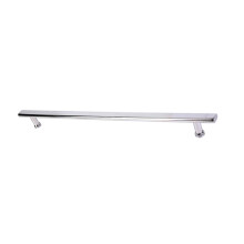 Stainless Steel Shower Door Handle 500mm Easy Replacement Fit, Durable Modern Glass Door Pull 145mm Hole to Hole