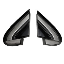 Exterior Pillar Corner Garnish Side Rearview Mirror Triangle Plates Trim for  CR-V CRV 2007-2011 Car Accessories