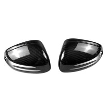 Pour R172 R197 R231 SLK200 SLC SL Garniture de Couvercle de RéTroviseur LatéRal en Fibre de Carbone VéRitable, Capuchons de RéTroviseurs