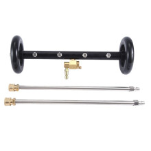 Escova para Parte Inferior da Carroceria 4000Psi Dupla FunçãO Escova para Parte Inferior da Carroceria Limpador de Chassi Limpeza de AutomóVeis