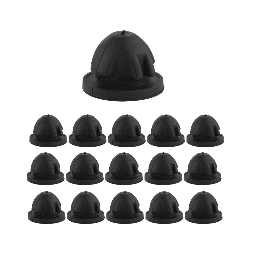 100Pcs Car Engine Cover Rubber Mount Grommet Bush Bump Stop 11127614138 For 1 2 3 4 5 6 7 Series Hood Bumper Buffers 6033736379533
