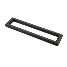 Black 304 Stainless Steel Shower Door Pull Handle 300mm for Bathroom Glass Door, Rustproof and Easy Installation
