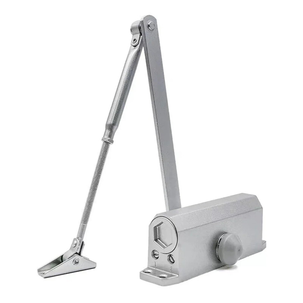 Adjustable Hydraulic Door Closer With Noise Reduction And Durable Metal Design For Residential And Commercial Doors 2545Kg 9092120342956