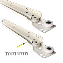 Heavy Duty Metal Drawer Slides 12 Inch, Smooth Silent Sliding Runners for Cabinet and Wooden Drawers