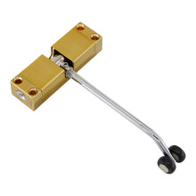 Automatic Door Closer Adjustable Spring Quiet Closing for Home Hotel Kitchen Easy DIY Install Gold
