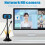 Webcamera USB High Definition Webcam 4 Led Web Cam met MIC Desktop voor Skype Youtube Computer PC Laptop 10