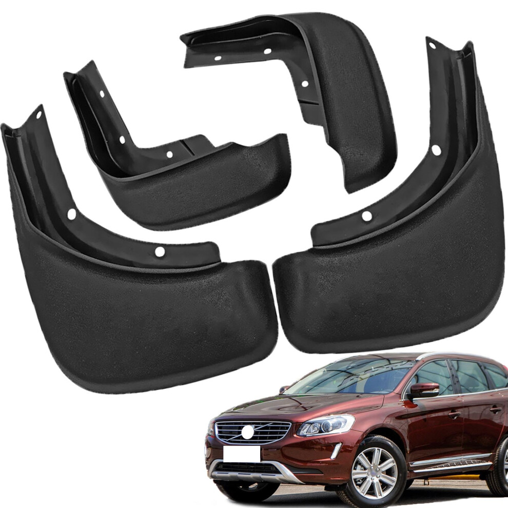 Mud Flaps For Volvo Xc60 2014Â2017 Custom Fit Splash Guards NoâDrill Installation AllâWeather Protection Set Of 4 9092120342659
