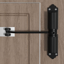 Automatic Door Closer Heavy Duty Hydraulic Adjustable Quiet Close Fire Rated Aluminum Body 2 Styles