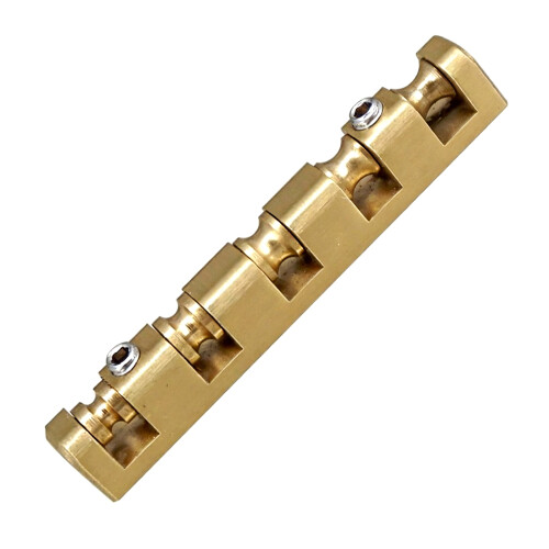 Electric Bass Guitar Replacement Nut Brass with Rollers