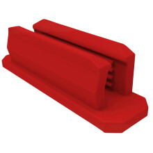 Wall Mount Adhesive Pen Organiser Multipurpose Silicone Pen-red