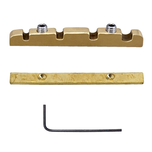 Brass Bass Nut Replacement for 4 String Electric Bass Guitar