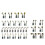 50pcs/lot Carbon Brushes Iron Box for Power Tool Accessories 1