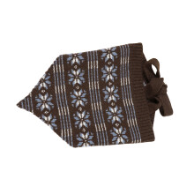 Winter Knit Scarf Shawl Comfortable Wear Modes-brown blue