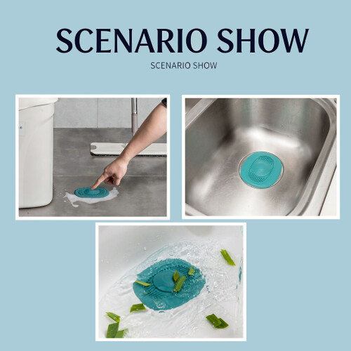 Silicone Drain Odor Stopper with Enhancing Insect Prevent for 1