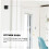 Automatic Door Closer with Retractable Cable, Silent No Drill Adhesive Mount for Interior Security, Black 3