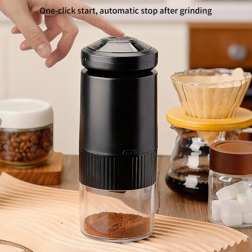Electric Coffee Burr Grinder Adjustable Fine Coarse Grinding 1