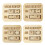 Wooden Feeding Schedule Reminder For Pet Bone Shaped Designs-N4 2
