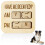 Wooden Feeding Schedule Reminder For Pet Bone Shaped Designs-N4 5