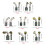 50pcs/lot Carbon Brushes Iron Box for Power Tool Accessories 5