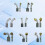 50pcs/lot Carbon Brushes Iron Box for Power Tool Accessories 7