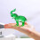 Crystal Elephant Figurines Handmade Glass Elephant Statue-Green 5