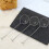 Pack of 6 Efficient Meshes Scoops with Hook Nonslip-brass 5