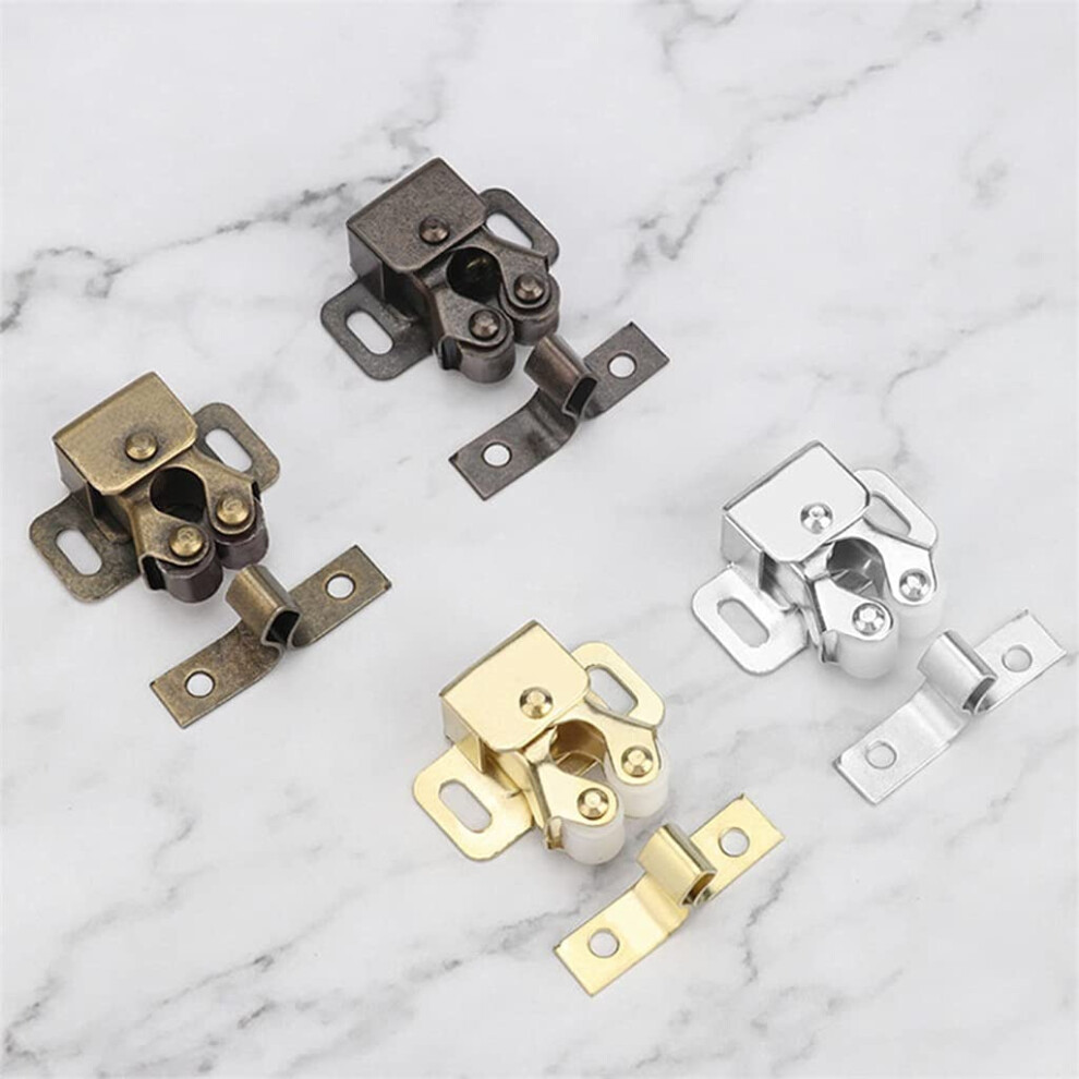 Bronze Roller Catch Latch For Cabinet Doors, Soft Close Noise Reduction Cupboard Door Catch 9073542862949