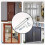 Universal Screen Door Closer with Hold Open, Smooth Closing Motion, Low Profile Silver Finish 4