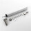 Universal Screen Door Closer with Hold Open, Smooth Closing Motion, Low Profile Silver Finish 1