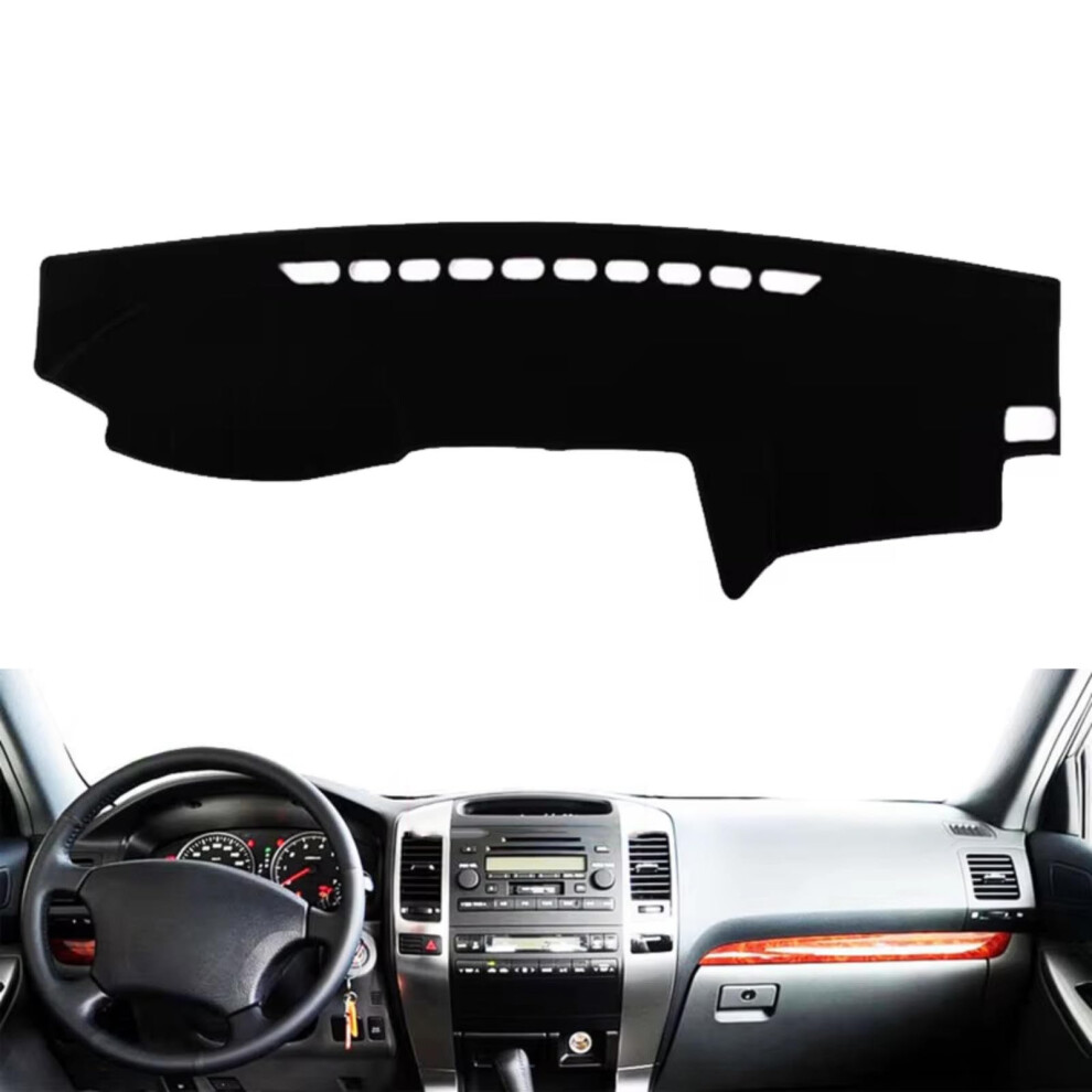Dashboard Cover For Toyota Land Cruiser Prado J120 20032009 Lhd Dash Mat Uv Sun Protection Black 9771547717416