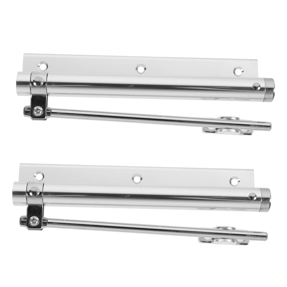 2Pcs Automatic Door Closer Heavy Duty Self Closing Hinge Anti Slam Quiet Closing For Wood And Metal Doors 9330225184522