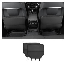 Leather Car Kick Mats for Hyundai iX35 20102017, Waterproof Seat Back Protectors with Storage Pockets, 2PCS
