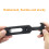 2 Pack Rubber Draw Latch 6.3 Inch T Handle Latch with Screws for Toolbox Boat Hatch Secure Closure Black 5